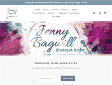 Tablet Screenshot of jennybagwill.com
